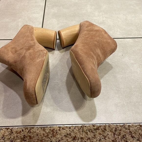 JEFFERY Campbell woman’s light tan suede mules - Picture 5 of 10